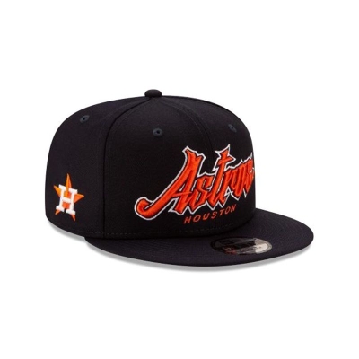 Houston Astros Gorra | New Era MLB Slab 9fifty Snapback Cap Mexico - Azules